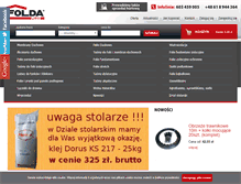 Tablet Screenshot of folda.pl